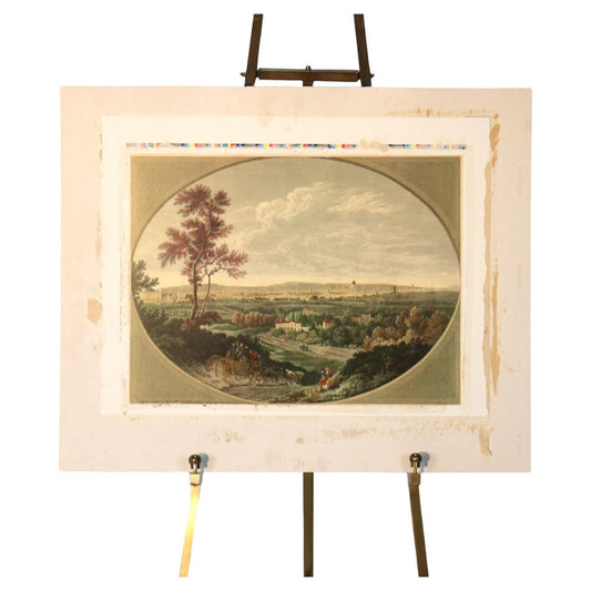 Antique English Lithograph of Bombay “The City Travelers” C1900
