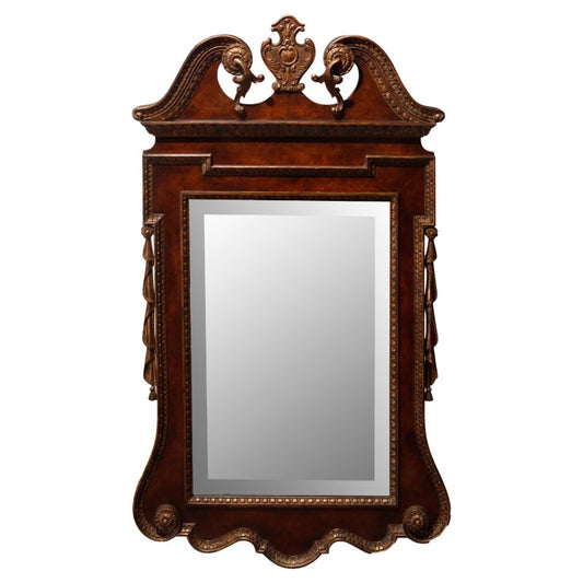 Federal Style Parcel Gilt Mahogany Wall Mirror C. 20th