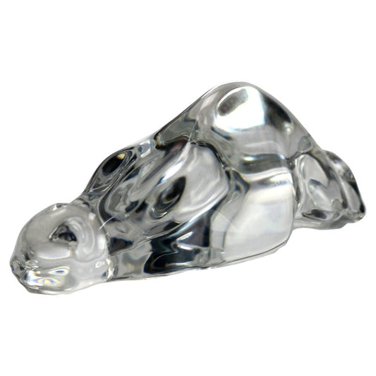 Vintage Steuben Art Glass Crouching Cat Signed C1950