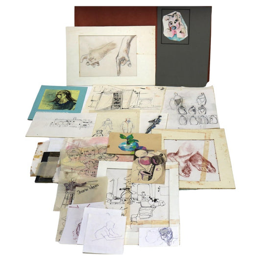 Sharie Jones Portfolio of Sketches and Paintings C1968