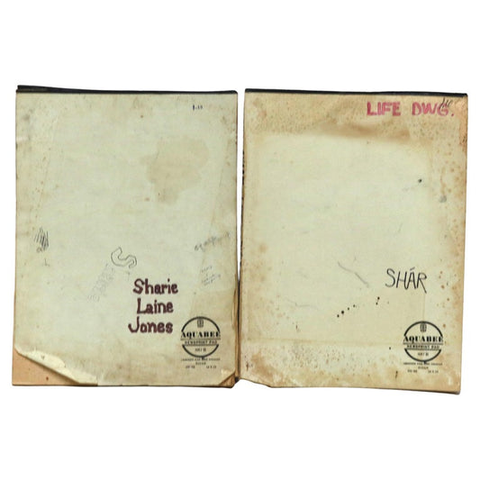 Two Sketch Books with Drawings by Sharie Jones Signed C1968