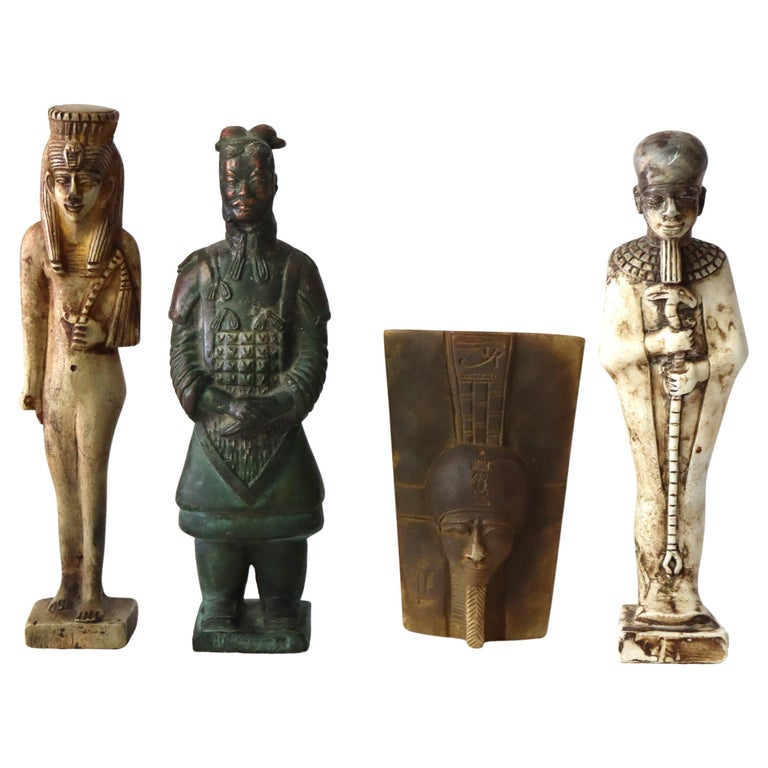 Four Egyptian Revival Grand Tour Figures 20thC