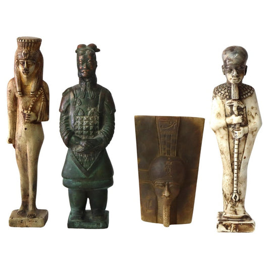 Four Egyptian Revival Grand Tour Figures 20thC