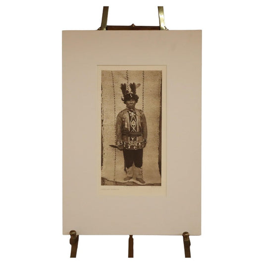 Edward S. Curtis Native American Print “Cowichan Warrior”, John Andrew & Son