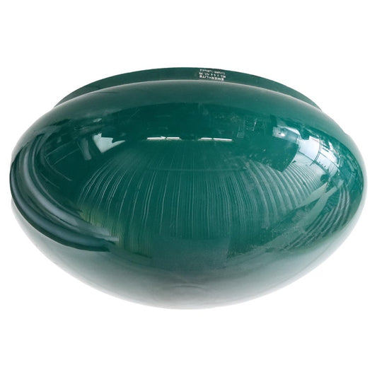 Antique Emeralite Cased Mushroom Shaped Glass Shade Signed C1920