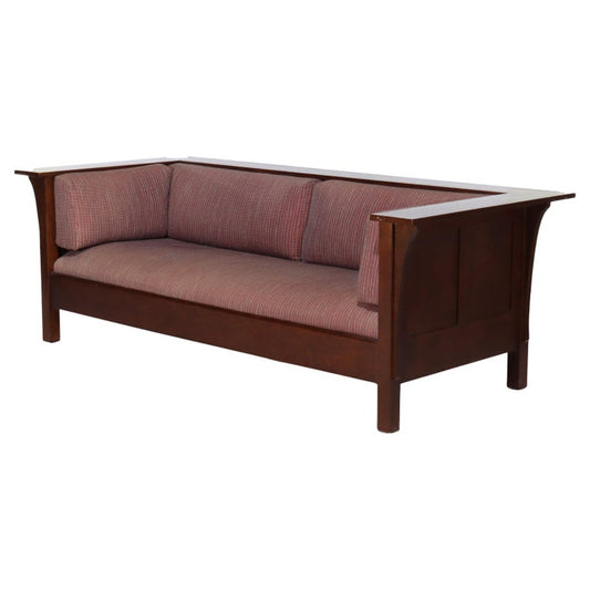 Stickley Arts & Crafts Mission Oak Sofa 20thC