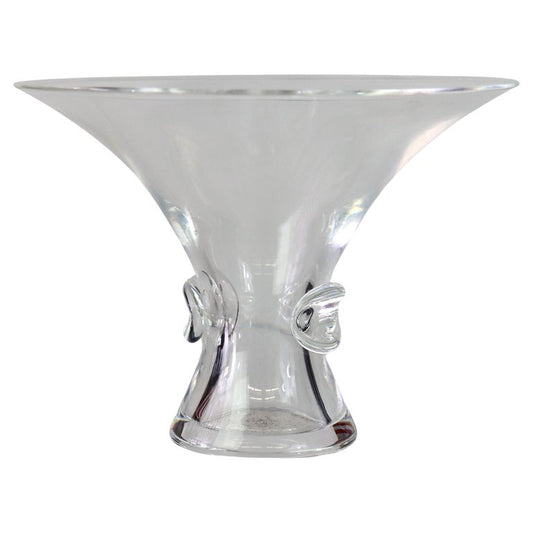 Antique Steuben MCM Art Glass Trumpet Vase Signed C1930