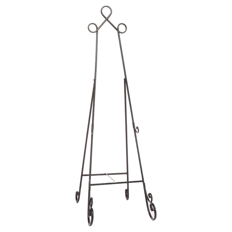 Vintage Metal Art Display Easel 20thC