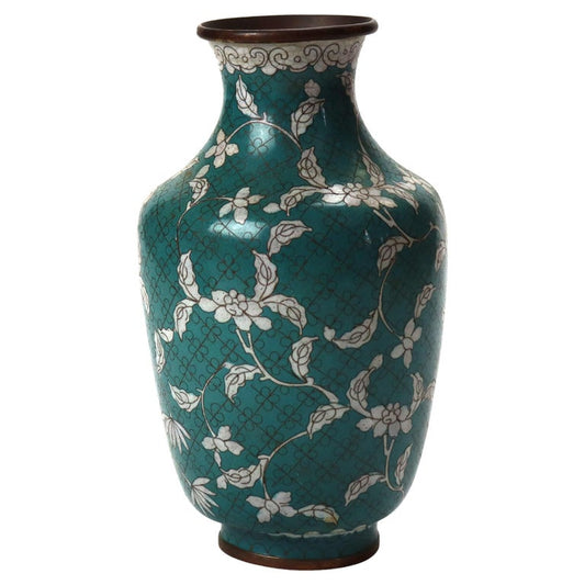 Antique Chinese Cloisonne Enameled Vase C1920