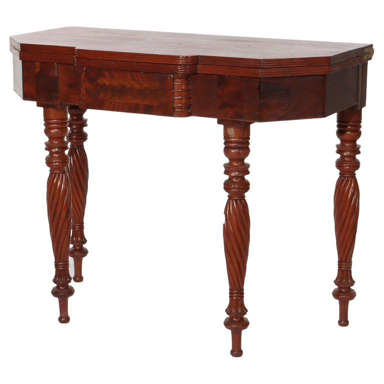 Antique Sheraton Mahogany Card Table C1830