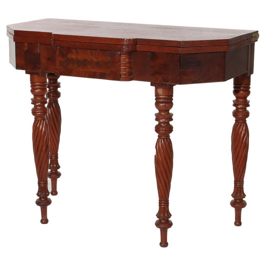 Antique Sheraton Mahogany Card Table C1830