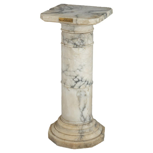 Antique Classical Marble Sculpture Display Pedestal C1900